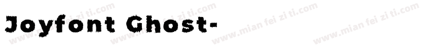Joyfont Ghost字体转换